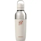 SodaStream Isolierflasche – Fizz&Go Easy-Mix – 0,71 l – Für Sprudelwasser und Wassersprudler – Hält 6 Stunden kalt – Sand