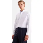 Seidensticker Businesshemd "Schwarze Rose" Slim 1/1 Button-Down-Kragen Karo