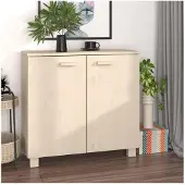 vidaXL Sideboard HAMAR Honigbraun 85x35x80 cm Massivholz Kiefer
