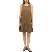 s.Oliver Maxikleid Ohne Taschen Sommerkleid in Allover-Optik