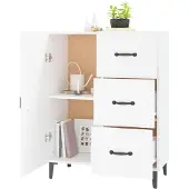 vidaXL Sideboard Weiß 69,5x34x90 cm Holzwerkstoff