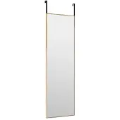 vidaXL Türspiegel Golden 30x100 cm Glas und Aluminium
