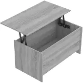 vidaXL Couchtisch Grau Sonoma 102x55,5x52,5 cm Holzwerkstoff