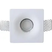Näve Einbauleuchten - LED Einbauspot, Einbaulampe im Functional Style, aus Gips in weiß, 4,5 cm hoch, Maße 12 x 12 cm, GU10-Fassung
