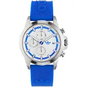 Adidas Uni Uhr EXPRESSION TWO CHRONO Silikon blau AOFH24520