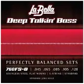 La Bella String Set For Bass Electric Deep TALKIN'5 Strings 045-128