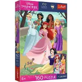 Trefl Disney Prinzessinnen Puzzle 160 Teile – Zauberhafte Feier