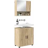 vidaXL Badezimmermöbel-Set 2 stk. Sonoma-Eiche 61 x 35 x 64 cm