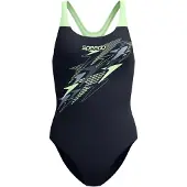 Speedo Badeanzug "Medley Medalist" für aktives Schwimmen geeignet, Endurance+ Material, Medalist-Rücken