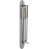 Blomus - Ashi Kaminbesteck Wand Mounted 3 pcs. Brown