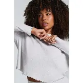 Hunkemoller Pyjama Top Pointelle Beige