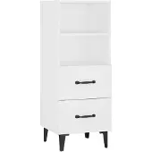 vidaXL Sideboard Weiß 34,5x34x90 cm Holzwerkstoff