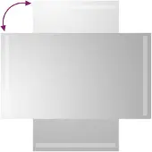 vidaXL LED-Badspiegel 40x70 cm