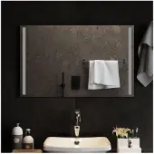 vidaXL LED-Badspiegel 80x50 cm