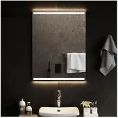 vidaXL LED-Badspiegel 60x80 cm