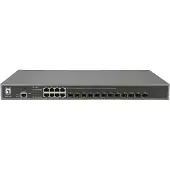 Level One GTL-2091, Managed, L3, Gigabit Ethernet (10/100/1000), Vollduplex, Rack-Einbau