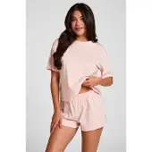 Hunkemoller Pyjamaset Baumwoll Rosa