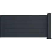 Vente-unique Zaun Nazario Anthrazitgrau 189 cm