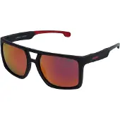 Carrera CARDUC 018/S Herren-Sonnenbrille Vollrand Pilot Kunststoff-Gestell, schwarz