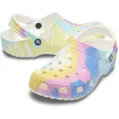 Crocs Classic Tie Dye Graphic Clog White/Multi Größe EU 36-37 Normal