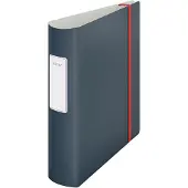Leitz 10380089, Konventioneller Dateiordner, A4, Hartschaumstoff, Schwarz, Matt, Porträt