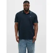 Jack & Jones Polo dunkelgrün 2 Knöpfe