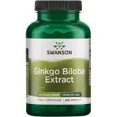 Swanson Health Ginkgo Biloba Extrakt 60 mg 240 Kapseln