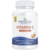 Nordic Naturals Vitamin-C-Gummibärchen, 250 mg Mandarine 120 St