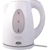 Adler AD1207, 1,5 l, 2000 W, Weiß, Wasserstandsanzeige, Drahtlos, Filterung