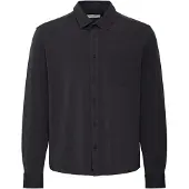 Blend Langarmhemd "Langarmhemd BHAlo", Herren, Gr. 3XL, N-Gr, schwarz, Obermaterial: 96% Baumwolle CO. 4% Elasthan EL., Hemden Langarmhemd