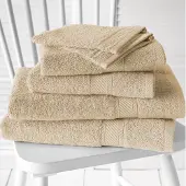 De Witte Lietaer Badtextilien-Set Helene Sand (6er Set)