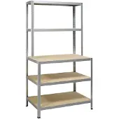 Ironside Steckr.Holz/Metall186x100 mit Werkbank, Tragk.200kg