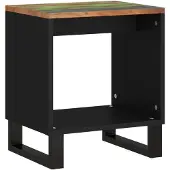 vidaXL Couchtisch 40x31x46 cm Altholz Massiv & Holzwerkstoff