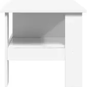 vidaXL Couchtisch Weiß 90 x 50 x 45 cm Holzwerkstoff