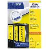 Avery L4769 Gelb 61 x 192 mm 400 Stck. (100 Bögen x 4) Urkundenetiketten