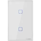 Sonoff T2US2C - 2-gang Wi-Fi Smart Wall Switch US - White