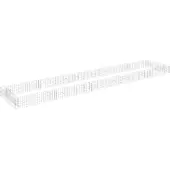 vidaXL Gabionen-Hochbeet Verzinkter Stahl 500x100x20 cm
