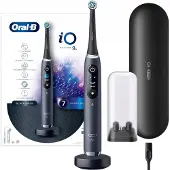 Oral-B | Elektrische Zahnbürste iO Series 9 - Schwarz - KI-Technologie - 7 Reinigungsmodi