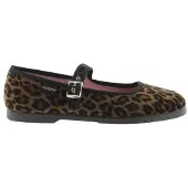 Victoria Gong-fu Bailarina Terciopelo Animal Print Women leopardo (78) 41