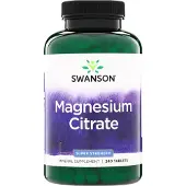Swanson Health Magnesiumcitrat, 225mg Super-Stärke - 240 Tabletten