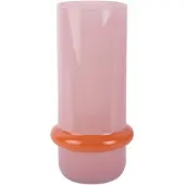 PT Living Vase Animado Anillo large soft pink w. bright orange