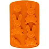 Orion Braune Hasenkuchen- und Pralinenform aus Silikon SILLINIE