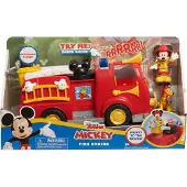 Character Options Ltd. Disneys Mickey Mouse Mickeys Feuerwehrauto-Figur und Fahrzeug-Spielset mit Lichtern und Ger uschen. Offiziell lizenziertes Kinderspielzeug f r Ki