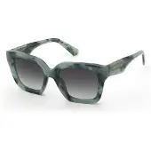 Nina Ricci SNR458 Avana verde lucido 52/20/145 Damen Sonnenbrillen