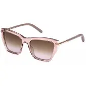 Furla SFU983 Cipria trasparente lucido 56/19/140 Damen Sonnenbrillen