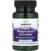 Swanson Health Dreifach-Magnesium-Komplex, 400mg - 30 Kapseln