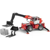 BRUDER Bruder, Manitou Teleskoplader MRT 2150 1:16 mit Zubehör, 1 Stück