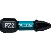 Makita B-63644 PZ2 Bit 2x25 Impact Black | 2 Stück | S2-Spezialstahl
