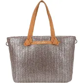 Fritzi aus Preußen Schultertasche Cloud Shopper Big Limited Painted Straw Nut bronze