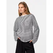 Pieces Pcsadie Oberteil Mit Langen Ärmeln | Schwarz | XS